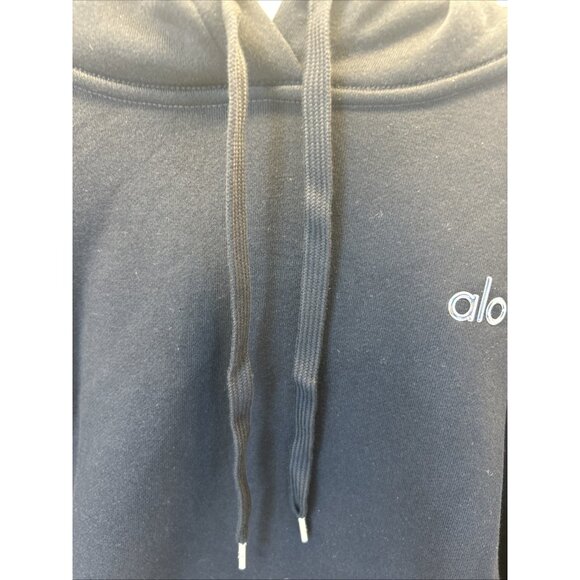 Alo Yoga Accolade Hoodie Pullover Men SZ L Black New w/Tags - Picture 4 of 10